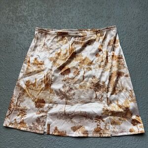 Urban‎ Outfitters Toile Print Mini Skirt Cottagecore Aesthetic S
